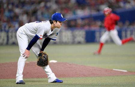 ６回、持丸に走者一掃の逆転二塁打を許した高橋宏