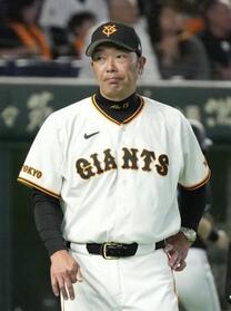 　プロ野球巨人の阿部慎之助監督＝２２日、東京ドーム