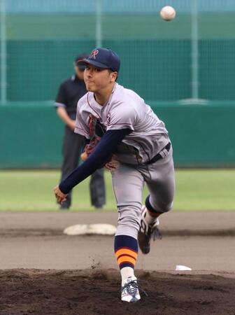 先発した立命大・有馬