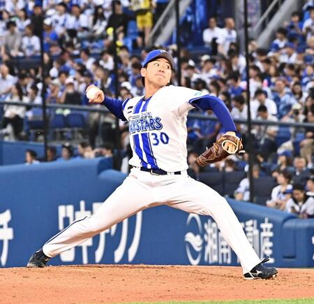 先発の篠木（撮影・持木克友）