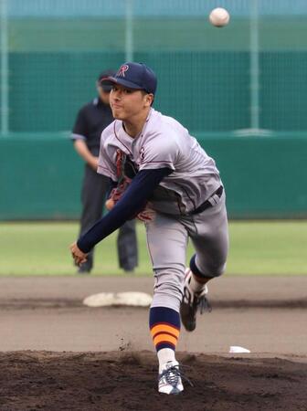 　先発した立命大・有馬