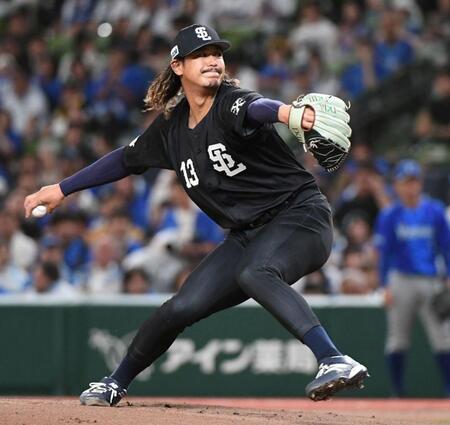 ＤｅＮＡ打線に立ち向かう高橋光（撮影・佐藤厚）