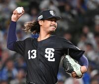 ＤｅＮＡ打線に立ち向かう高橋光（撮影・佐藤厚）