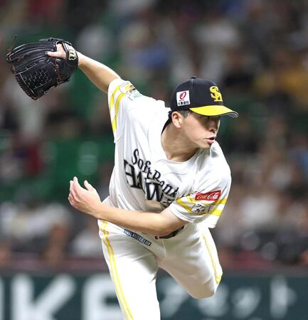 先発し力投する大関（撮影・北村雅宏）