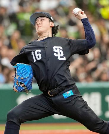 　ＤｅＮＡを完封し、４勝目を挙げた西武・隅田＝ベルーナドーム