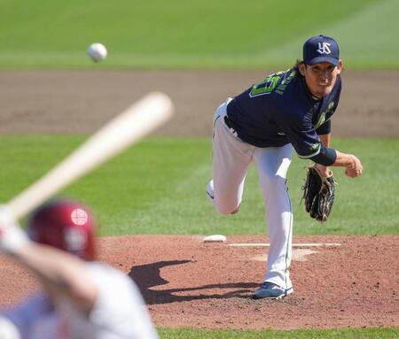 楽天戦に先発し、７回４失点で５勝目を挙げた高梨