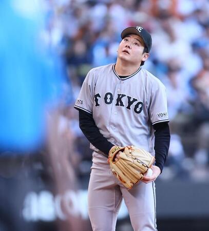 ７回、万波にソロを浴び、ぼうぜんとする竹丸（撮影・中島達哉）