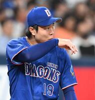 ４回、オリックス打線につかまった高橋宏（撮影・高部洋祐）
