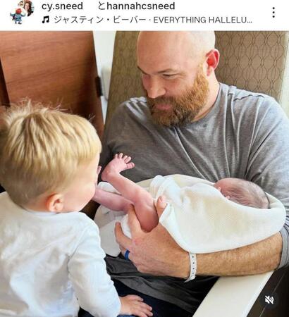 サイ・スニード氏のインスタグラム（ｃｙ．ｓｎｅｅｄ）より
