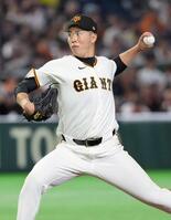 ２回途中から登板した巨人・森田
