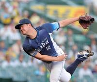 力投する先発の渡辺（撮影・西田忠信）