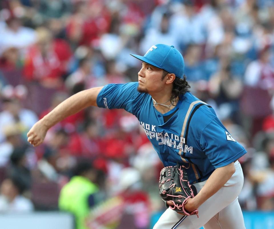 先発し力投する伊藤（撮影・北村雅宏）