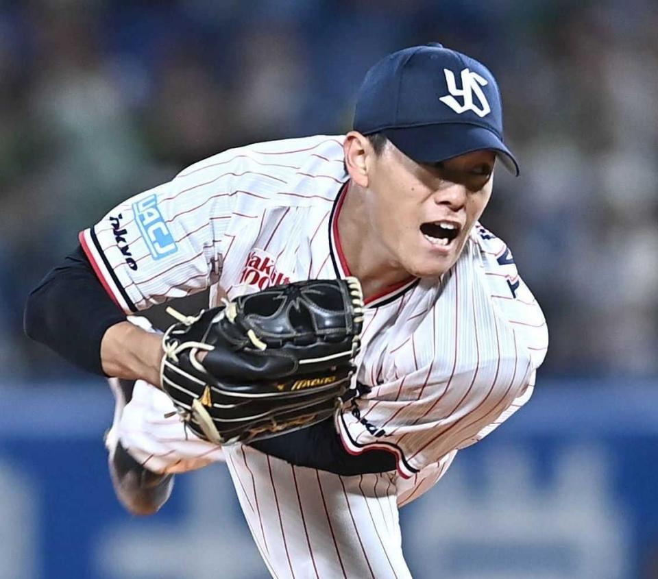 　７回無失点で今季初勝利を挙げた高橋（撮影・開出牧）