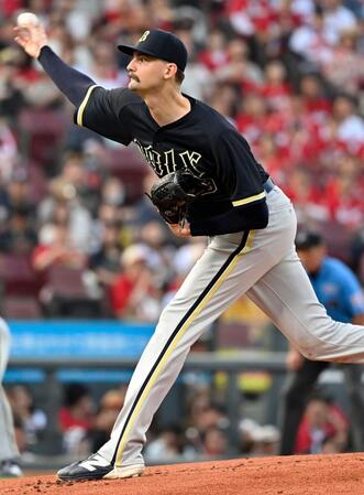 広島戦に先発したオリックスのジェリー