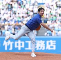 始球式を務める斎藤佑樹氏（撮影・金田祐二）