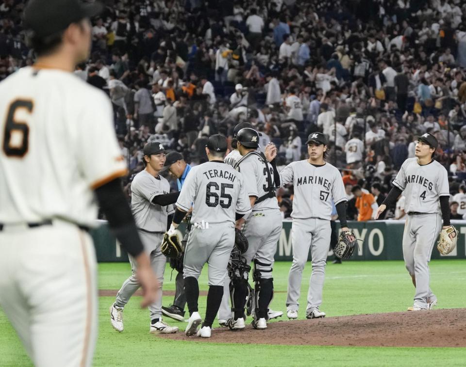 　引き分けに終わったロッテナイン