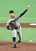 好投する米沢友翔（撮影・持木克友）