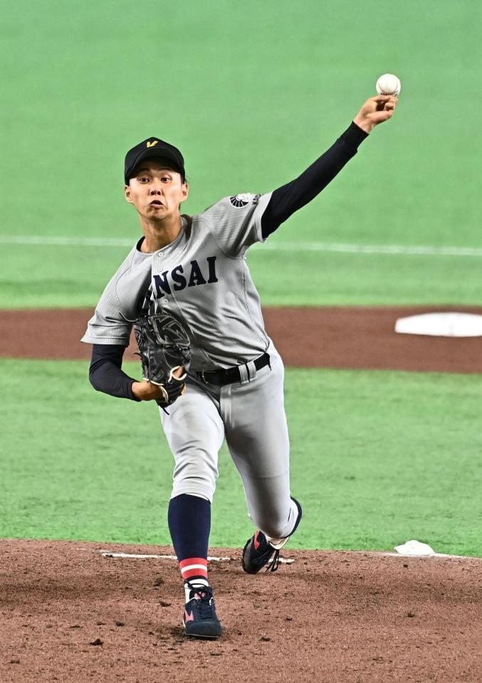 好投する米沢友翔（撮影・持木克友）