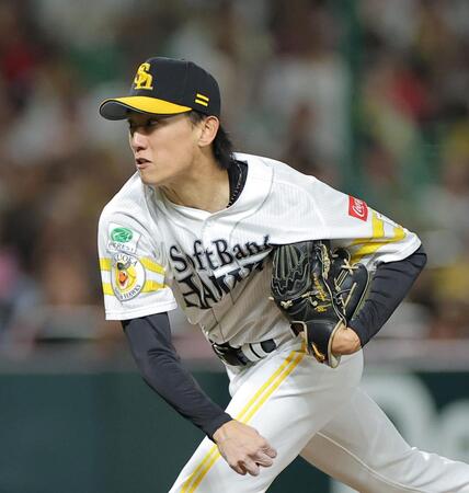 力投する先発の大津（撮影・西田忠信）