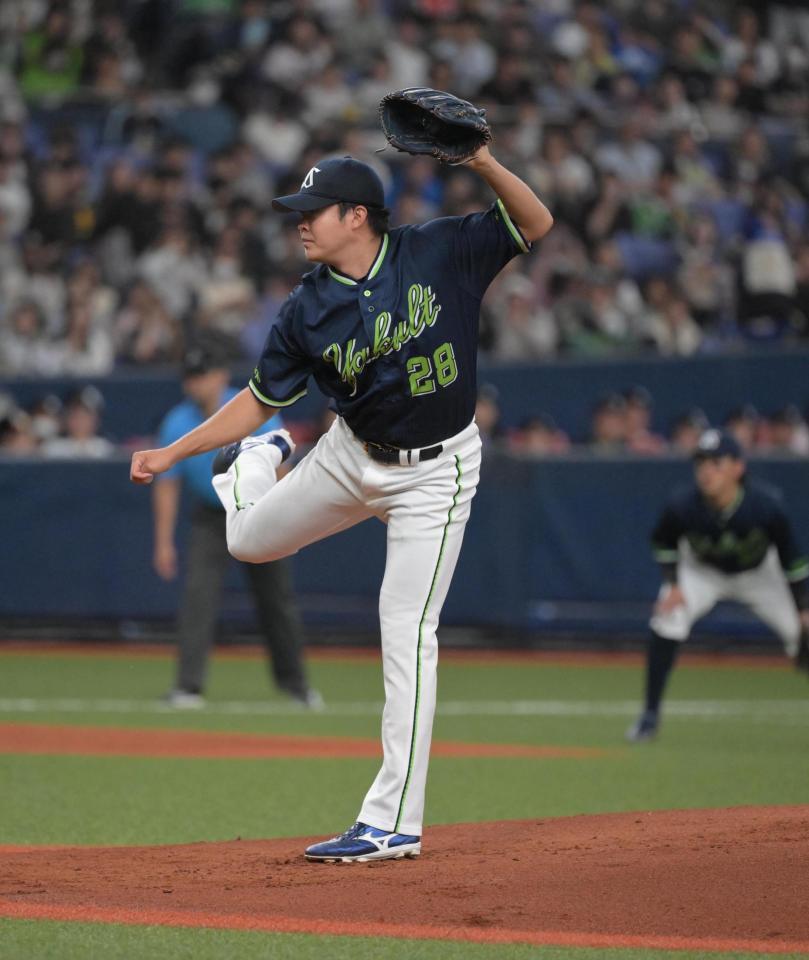 先発登板の松本健（撮影・金居みつよし）