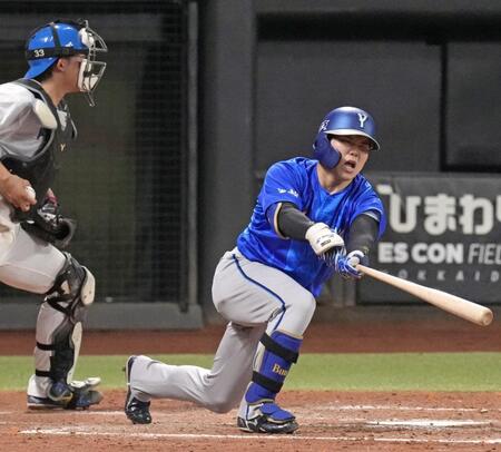 　５回、小田が空振り三振に倒れる