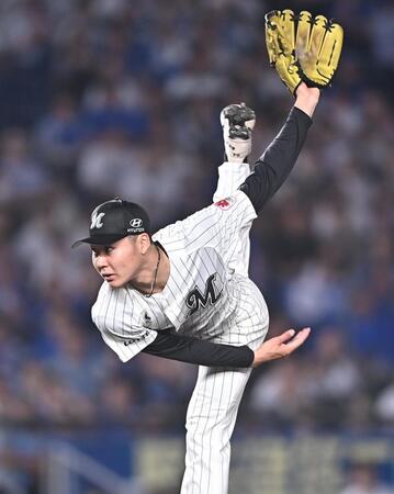 力投する広池（撮影・開出牧）