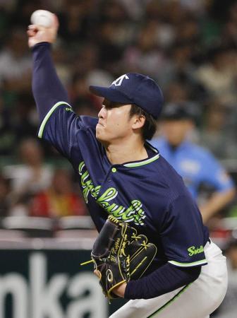 　ソフトバンク戦に先発したヤクルト・吉村＝みずほペイペイドーム