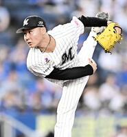 力投する広池（撮影・開出牧）