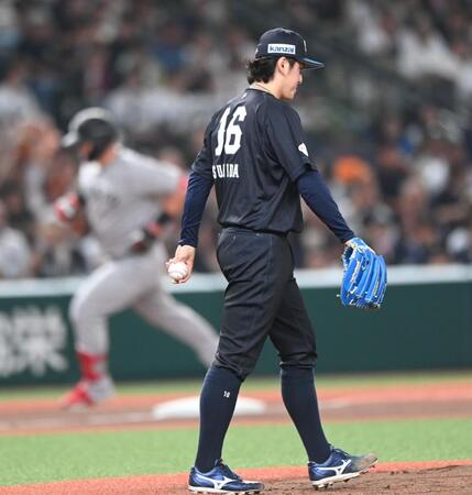 ２回、巨人・リチャードの勝ち越しソロを浴びた隅田（撮影・園田高夫）
