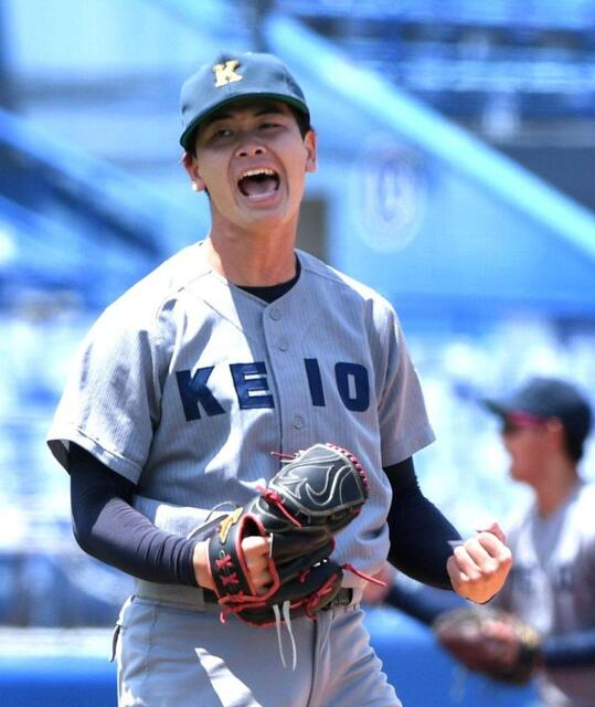 慶大決勝進出！渡辺が８者連続三振