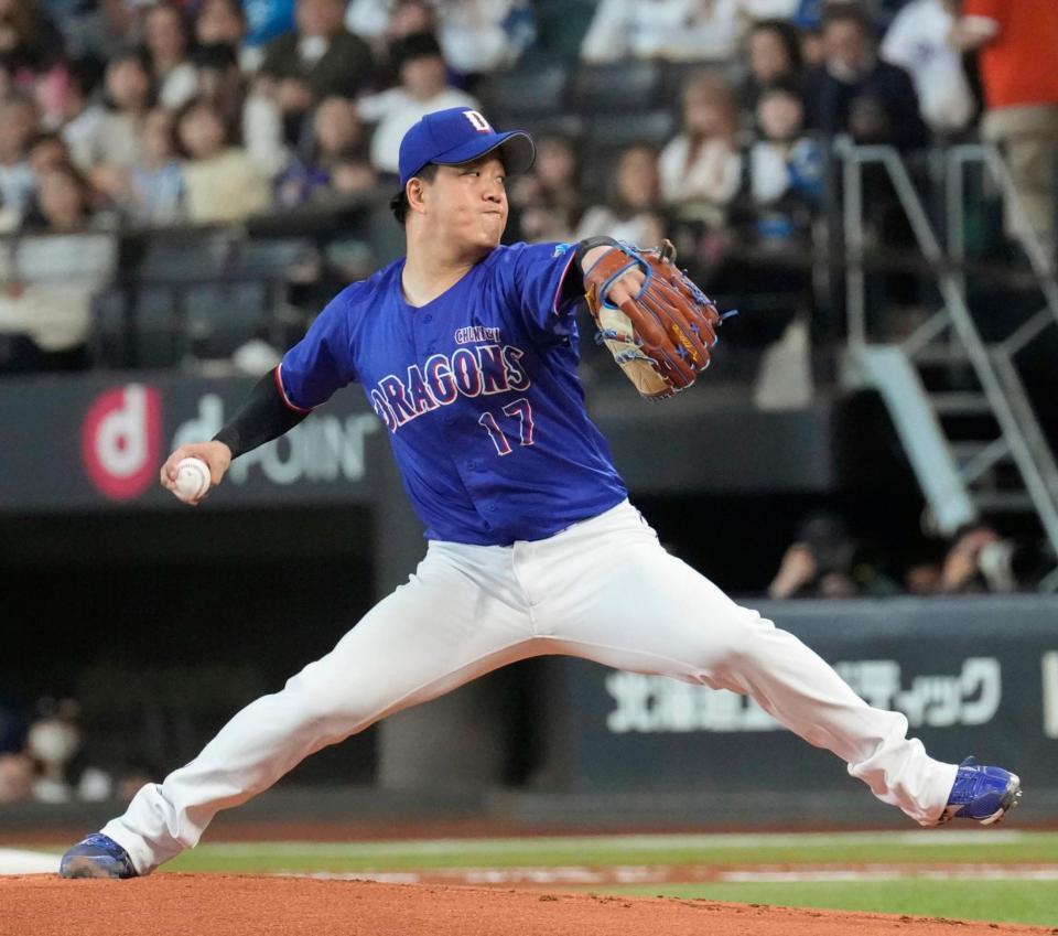 日本ハム戦に先発した柳