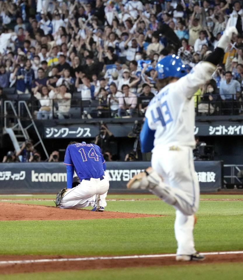 　９回、サヨナラ本塁打を浴びた草加
