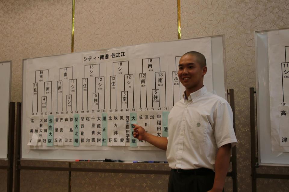 抽選会に参加した黒川