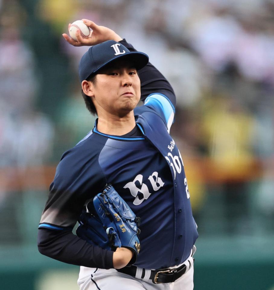 先発し、力投する武内（撮影・田中太一）