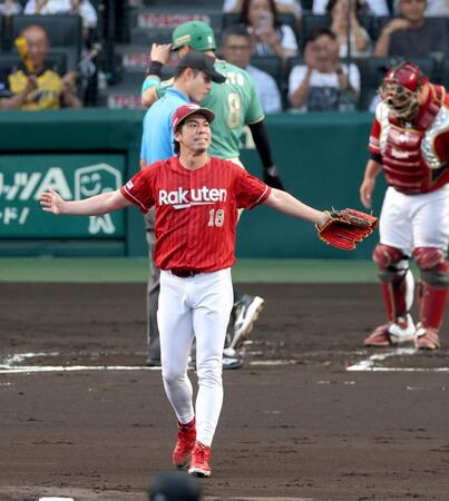 ２回、大山の２ランで先制点を許し悔しがる前田健（撮影・立川洋一郎）
