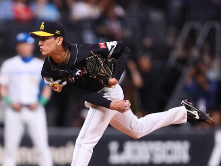 日本ハム戦に先発する大津（撮影・中島達哉）