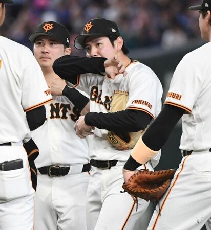 ２回、中日に先制を許した竹丸（撮影・佐藤厚）
