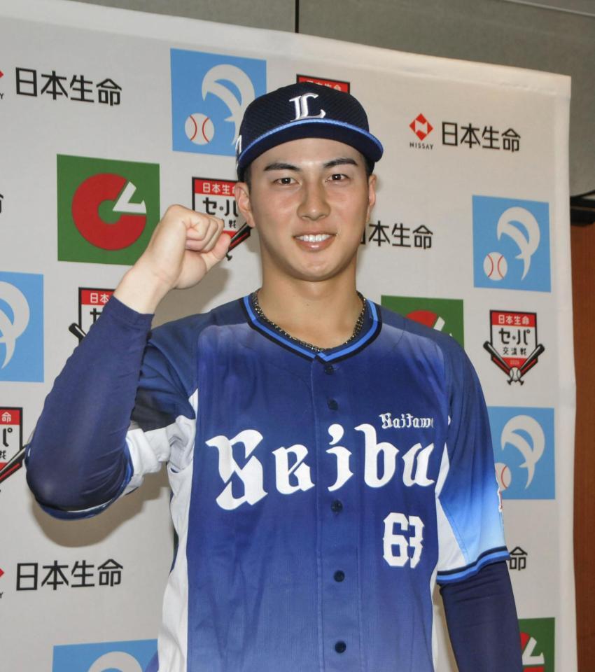 　交流戦の最優秀選手に選ばれた長谷川