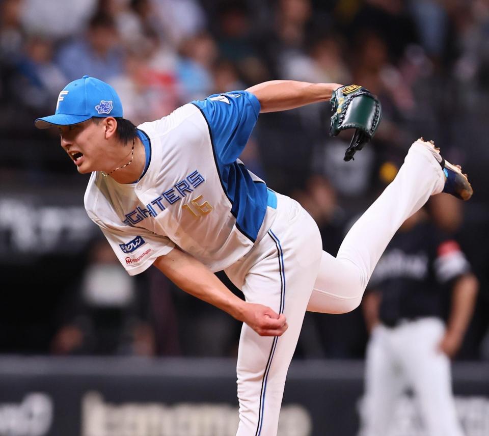 ７回、力投する達（撮影・中島達哉）