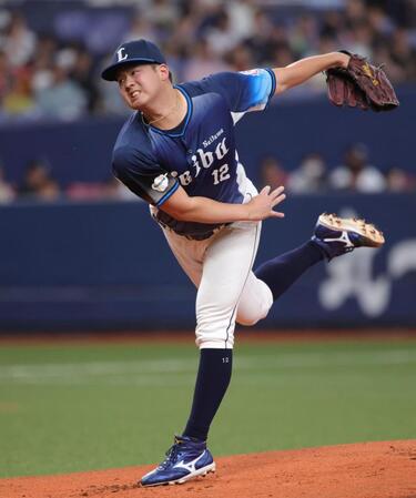 好投する西武先発の西武・渡辺勇太朗（撮影・坂部計介）