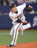 力投するオリックス・九里亜蓮（撮影・坂部計介）
