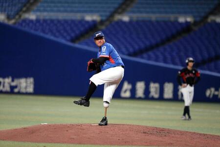 前回大会で力強い投球を披露した台湾選手