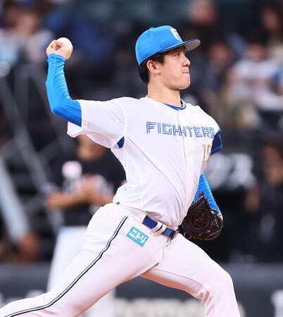 １回、力投する北山（撮影・中島達哉）