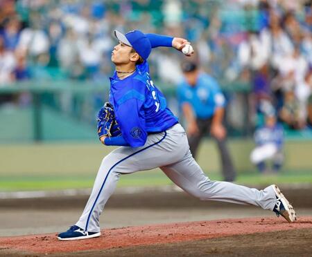 中日戦に先発した入江