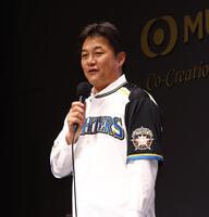 「ＦＩＧＨＴＥＲＳ　ＬＥＧＥＮＤＳ　ＧＡＭＥ」開催の記者発表会見で話す金子誠氏（撮影・中島達哉）