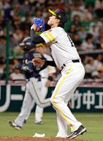 ３回、若月（奥）に先制本塁打を浴びた上沢