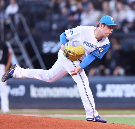 ロッテ戦に先発する加藤（撮影・中島達哉）