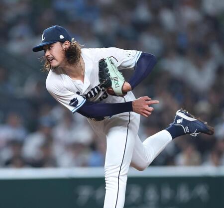 力投する高橋光（撮影・金田祐二）