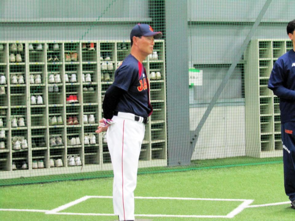 トライアウトに出席したＵ－１２侍ジャパン日本代表・桑田真澄監督