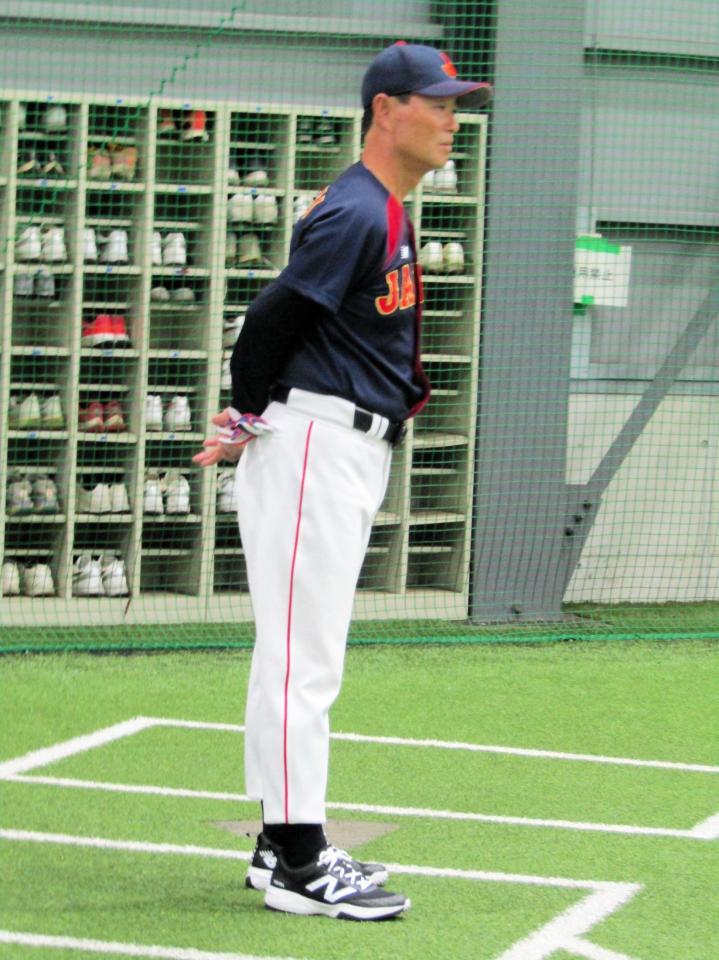 トライアウトに出席したＵ－１２侍ジャパン日本代表・桑田真澄監督